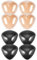 iwobi 4 Paia Reggiseno Adesivo,Imbottiture Reggiseno Autoadesivi Inserti Rimovibile Push Up per Costume da Bagno Bikini Donna