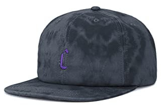 Cayler & Sons Unisex CS2028-CSBL Blackletter Strapback Baseball Cap, Black Tiedye/Purple, one Size