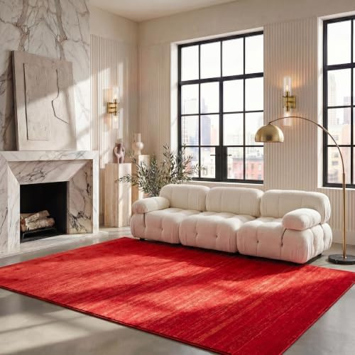 SAFAVIEH Adirondack Area Rug 6x9, Red & Grey ADR113Q