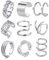 incaton Ear Cuff 9Pz Orecchini Senza Buco Acciaio Inossidabile Ear Cuffs Donna Non Piercing Orecchini Clip Polsino dell'Orecchio Orecchini