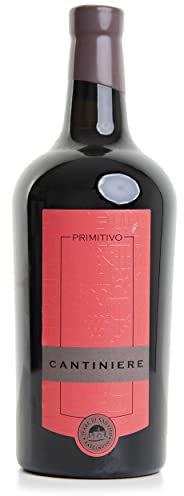 Terre Di San Vito Primitivo Organic Italian Red Wine 75cl (ABV 14% Alcohol) | 100% Organic Primitivo Cantiniere | Infused with Plum, Blackberry & Black Cherries | Steel Barrel-Aged for Over a Year