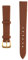 Uhrenarmband mit Dornschließe, Uhrenarmband aus PU-Leder, praktisch, bequem und langlebig, Ersatz für den professionellen Gebrauch für die Uhr (14 mm, braun)