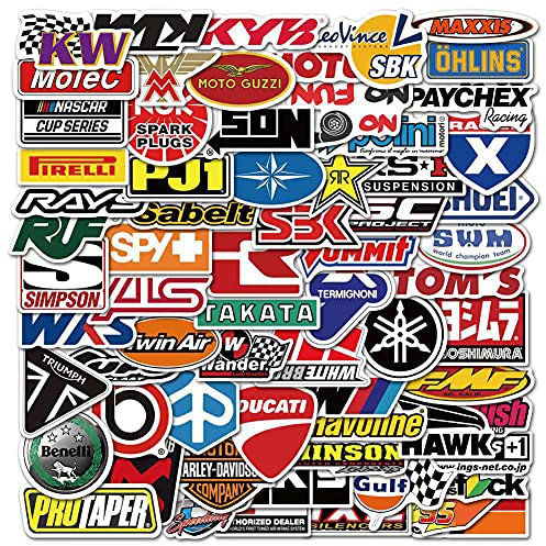 100 Aufkleber für Rennauto, Anime-Aufkleber, Vinyl, wasserdichte Aufkleber für Wasserflaschen, Laptop-Aufkleber, Cartoon-Aufkleber, Skateboard-Aufkleber