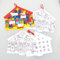 Baker Ross FC274 Weihnachtskrippen Adventskalender - 5er Pack, Kreative Adventskalender für Kinder zum Ausmalen