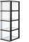 Iris Ohyama, Kunststoff Schubladenbox mit 4 tiefen Schubladen, Schwarz, Easy-Pull-System, A4, A5 & A6 Format, Schreibtisch Organizer für Büro, Schule, Schreibwaren, BPA-frei, Schubladenschrank,