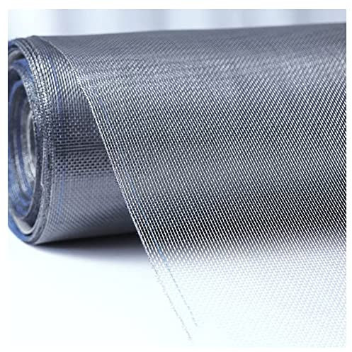 HDBODY Stainless Steel Woven Wire Metal Mesh Sheet 20 Mesh Window Mesh Insect Screen for Windows, Door, Filter, DIY Fills,Silver,90x100cm(35x39inch)