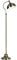 HOMCOM Stehlampe, Stehleuchte mit verstellbarem Lampenschirm, 40 W, Bogenlampe mit E27 Fassung im Retro-Design für Wohnzimmer Schlafzimmer, exkl. Glühbirne, Bronze