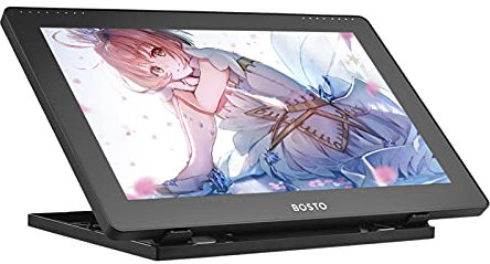 drawing tablet, 16HDT Portable 15.6 Inch H-IPS LCD Graphics Drawing Tablet Display Support tive Touchsn 8192 Pressure Level Active Technology USB-Powered Low Consumption Drawing Tablet with