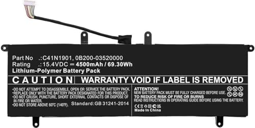 CoreParts Laptop Battery for Asus 67.45Wh 15.4V 4380mAh, MBXAS-BA0318