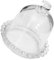 Artibetter Candle Bell Jar Trays Decorative Mini Candle Plants Decor Food Serving Cover Desert Cloche Dome Dessert Display Cover Diy Candle Protector Simple Candle Wax Cup Cover Candlestick
