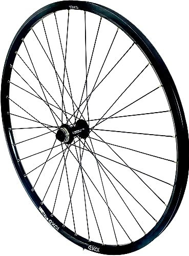 Vuelta 28 Zoll Fahrrad Laufrad Vorderrad Hohlkammerfelge DC 19 schwarz inkl. Nabe DEORE HBM6000 Discbrake