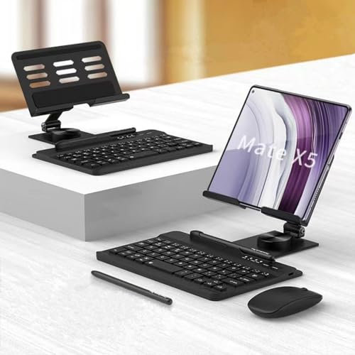 Hülle Custodia per Mate X5 Tastiera + Supporto Telefono + Mouse + Penna,Supporto per Tablet PC Keyboard Kit per Huawei Mate X5(3)