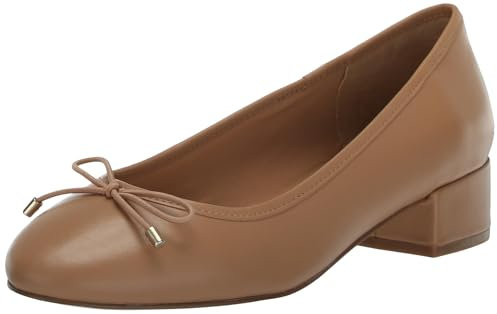 Steve Madden Women's Cherish Pump, Tan Leather, 6 UK