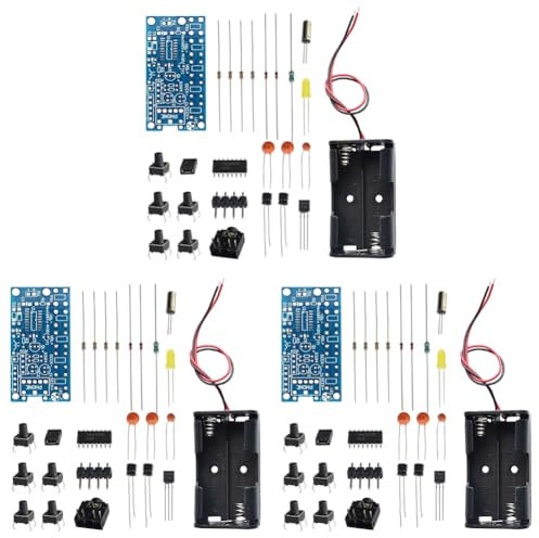 JDXFENG DIY Electronic Kits PCB Wireless Stereo FM Radio Receiver Module 76MHz-108MHz Wireless FM Radio Kit DIY Radio Receiver Kit Wireless FM Radio Kit