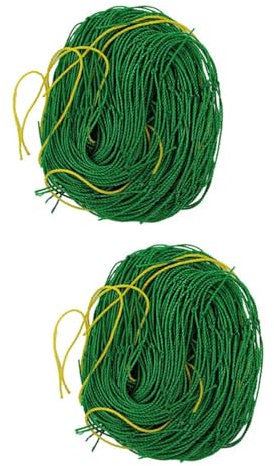 FONDOTIN 4 Stück Netzwerk Gartenarbeit Obst Spalier Netz Gemüsespaliernetz Klettergarten Spaliernetz Gurkenpflanze pflanzenrankhilfen blumenregal Petunien-Kletternetz Obstreben net Green