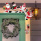 Weihnachtsdeko Türrahmen Türrahmen Deko Weihnachten Lustige Weihnachtsmann Türecke Weihnachten Holz Dekoration Eckschild Dekoration Ornament Türrahmen Türdeko Geschenke für Wände Türen (B, One Size)