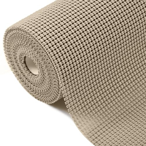 iwtmm Schubladenregal- und Schrankeinlagen, nicht klebend, extra starker Halt, hält Gegenstände an Ort und Stelle für Küche, Bad, Büro und Kleiderschrank, robuste Anti-Rutsch-Einlagen für Schränke