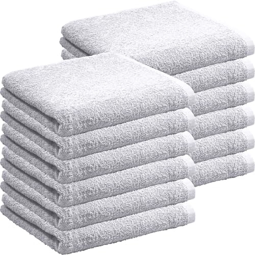 REDBEST Handtuch Oceanside 12er-Pack Leichtfrottier Silber Größe 50x80 cm