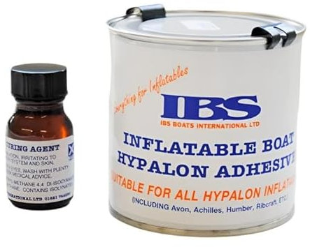Hypalon Inflatable Boat Adhesive, 2-Part with Curing Agent, for Hypalon/Neoprene Inflatables - 500ml
