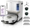 Shark PowerDetect Robot Vacuum and Mop with 60-Day Self-emptying and Cleaning Base - 3D LiDAR Navigation - Wi-Fi/App - 4 Anti-microbial Pads, 2 Odour Cartridges and 2 Brushes Incl. - White