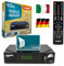 Telefunken TFKS2000 Original Tivusat HD Satelliten-Receiver inkl. aktivierter Tivùsat HD-Karte Full HD 1080p Vorinstalliert für deutsche & italienische TV SAT Sender 13°E & 19.2°E Sterndiscount