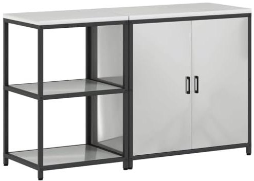 vidaXL Storage cabinet for your kitchen or garage. It is great for storing everything neatly, whether indoors or outdoors. Also perfect for your workshop!
