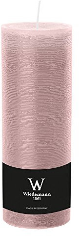 durchgefärbte Stumpenkerzen (H x Ø) 190 x 68 mm, Farbe Rosé, mit ASF zum Abbrandschutz, Wiedemann Marble Kerzen, Advent, Adventskranz, Weihnachten, Dekoration, Event