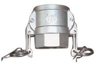 Raccord camlock femelle - filetage femelle BSP en aluminium - Type D - Ø A: 3''____Ø B: 3''