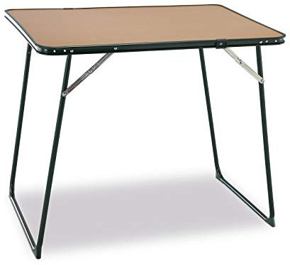 Solenny Mesa Plegable Multiusos para Jardín o Playa Tablero Durolac Madera de Alta Intensidad 80x60 cm para 2-4 Personas Color Madera y Verde