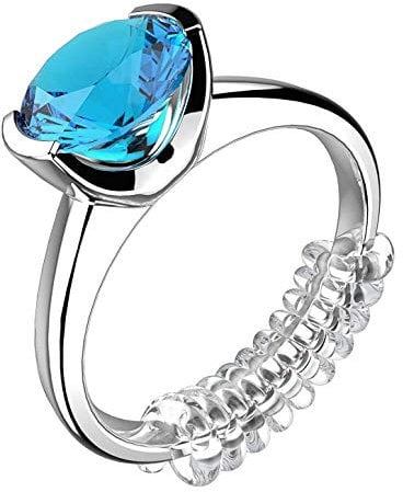 Ring Size Adjuster Ring Guard Clip Invisible Tightener Transparent Resizer for Loose Ring Set of 4 Sizes Pack of 4
