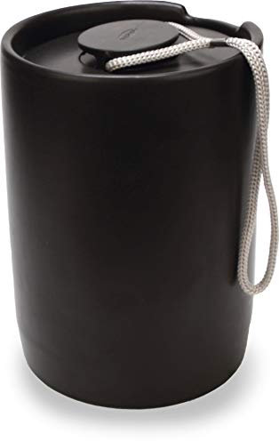 La Cafetière Seattle Coffee Container with Airtight Lid, Ceramic, Black, 1.4 L