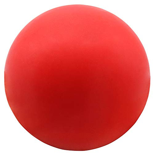 Vivifying Unzerstörbarer Hundeball, Elastisch Ball aus Natürlichem Gummi, zum Fangen, Herbeiholen und Werfen (Rot)