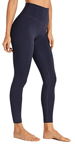 CRZ YOGA Damen Naked Feeling Leggings Sporthose High Waist Yogahose Sport Leggins Fitness Yoga Hose - 64cm
