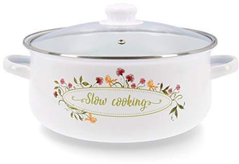 Quid Memory Cacerola Acero Esmaltado 26cm - 743cl Acero Carbonatado Apto Vitrocerámica Apto Eléctrico Antiadherente