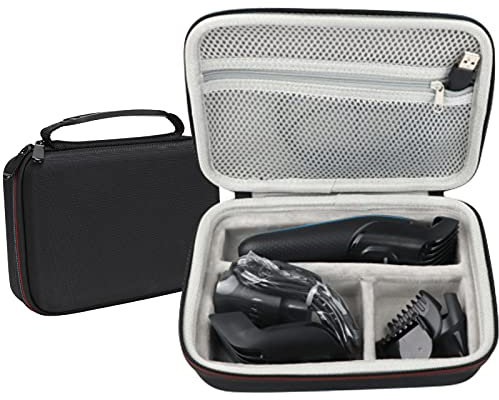 Aufbewahrungstasche für Haarschneider MGK3020/3060/3080, Rasierertasche für elektrische Haarschneidemaschine, tragbar, mit 1x Ladestation und 1x Kabel