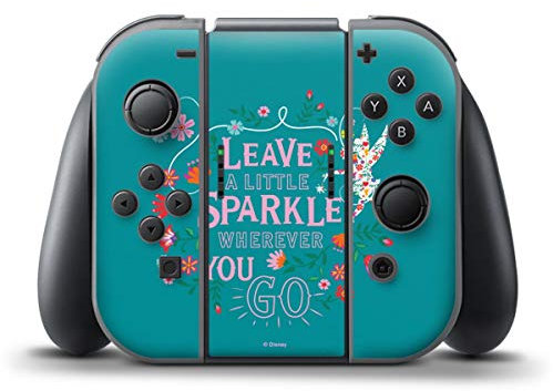 DeinDesign Skin kompatibel mit Nintendo Switch Controller Folie Sticker Disney Offizielles Lizenzprodukt Tinkerbell