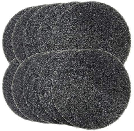 10 Stk. Ersatz-Filter für Buderus Grobfilter-Set FSG160, Filterklasse G3, 7735600382 - Filtereinsatz - Filtermatte, Anthrazit, Ø143mm