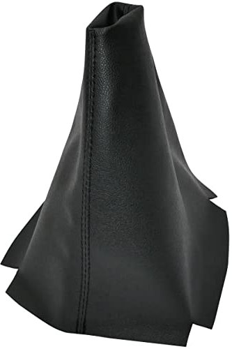 AERZETIX - C58524 - Schalthebel bag - schaltsack - schaltmanschette - kompatibel mit VW Polo 9N 9N2 von 2002 bis 2009 - farbe von leder: schwarz - aus kunstleder