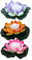 Yeehliny 18cm Lotus Laterne, Wasserdichte LED Garten Pool Licht, Schwimmende Laterne, Künstliche Lotusblüten Seerosen Licht Wasserlaterne für Garten Teich Terrasse (3 Stück/J)