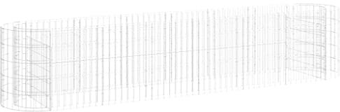 vidaXL Gabionen Hochbeet Steinkorb Pflanzkorb Gabionenkorb Pflanzkasten Pflanzkübel Pflanzbeet Garten Verzinktes Eisen 260x50x50 cm