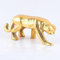 Marrakesch Dekofiguren aus Aluminium Jaguar Gold 20cm Groß Tierfiguren Skulptur als Tischdekoration