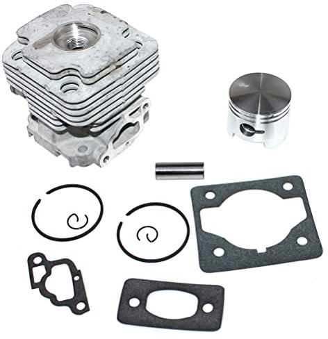 ICOOYO Kit cilindro pistone per decespugliatore Oleo-Mac 453 744 753 755 OS530 OS550 Efco 8530 8535 8550 8753 61112035B