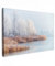 MuchoWow© Bild auf Leinwand Groß 120x80 cm XXL Schlafzimmer Bilder Wand Deko Wohnzimmer Modern Wanddeko Bilderwand Geschenk Natur - Landschaft - Winter - Schnee - Eis - Morgen
