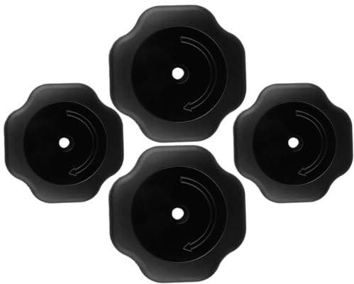 RORPOIR Schnellkochtopf Deckelknöpfe 4er Satz Explosionsgeschützte und Hitzebeständige Kunststoffgriffe 19mm Ersatzknöpfe für Topfdeckel Passend für Fissler und Modelle