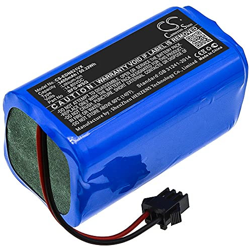 3400mAh Ersatzakku kompatibel mit Eufy RoboVac E5, RoboVac 11, 11S, 11S Max, 12, 15C, 15C Max, 30C Max, RoboVac G10,11S Plus, G10 Hybrid, G30 Hybrid, G20 hybrid, G20, G15, G30
