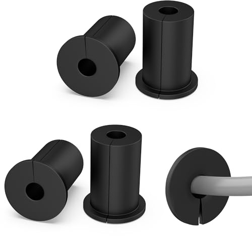 4PCS 3/4 inch starlink Wall Cable Pass Through Bushing Grommets Accessories for Cables,Star Link Cable Routing kit for starlink mounting kit,Silicone Wall Bushing for starlink dishy ethernet Cables