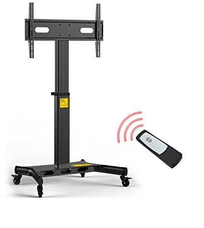 TV Bracket TV Stand Office Conference Room Remote Control Electric Lift Mobile TVs Stand Home Living Room Floor-standing Cart Display Stand 75/86/98/100 Inch TV Bracket TV Monitor Holder Rack ( Size :