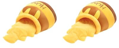 2 set Yellow Honey Pot Cat Bed Autumn Winter Breathable Jar Shape Nest Cute Plush Pet Sleeping Bag Tent Soft House for Small Cats Dogs