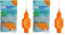 TePe Interdentalbürsten Original – einfache Reinigung der Zahnzwischenräume – 1 x 8 Bürsten – Durchmesser 0,45 mm – Orange (Packung mit 2)