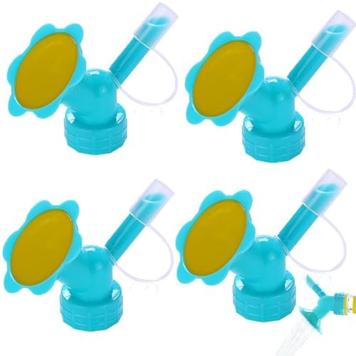 4 Bottle Top Sprinkler, 2in1 Watering Top Sprinkling Head for Bottles, Two Head Small Watering Can Nozzle, Watering Can Plant Waterers, for Garden Irrigation Seed Seedling